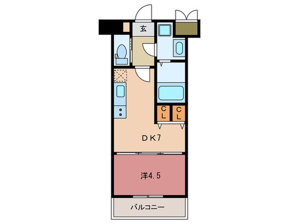 プレジオ西宮の物件間取画像